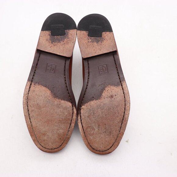 Cole Haan Brown Leather Tassel Loafers Men’s 8 EEE Classic Dress Shoes C02995 main image 7